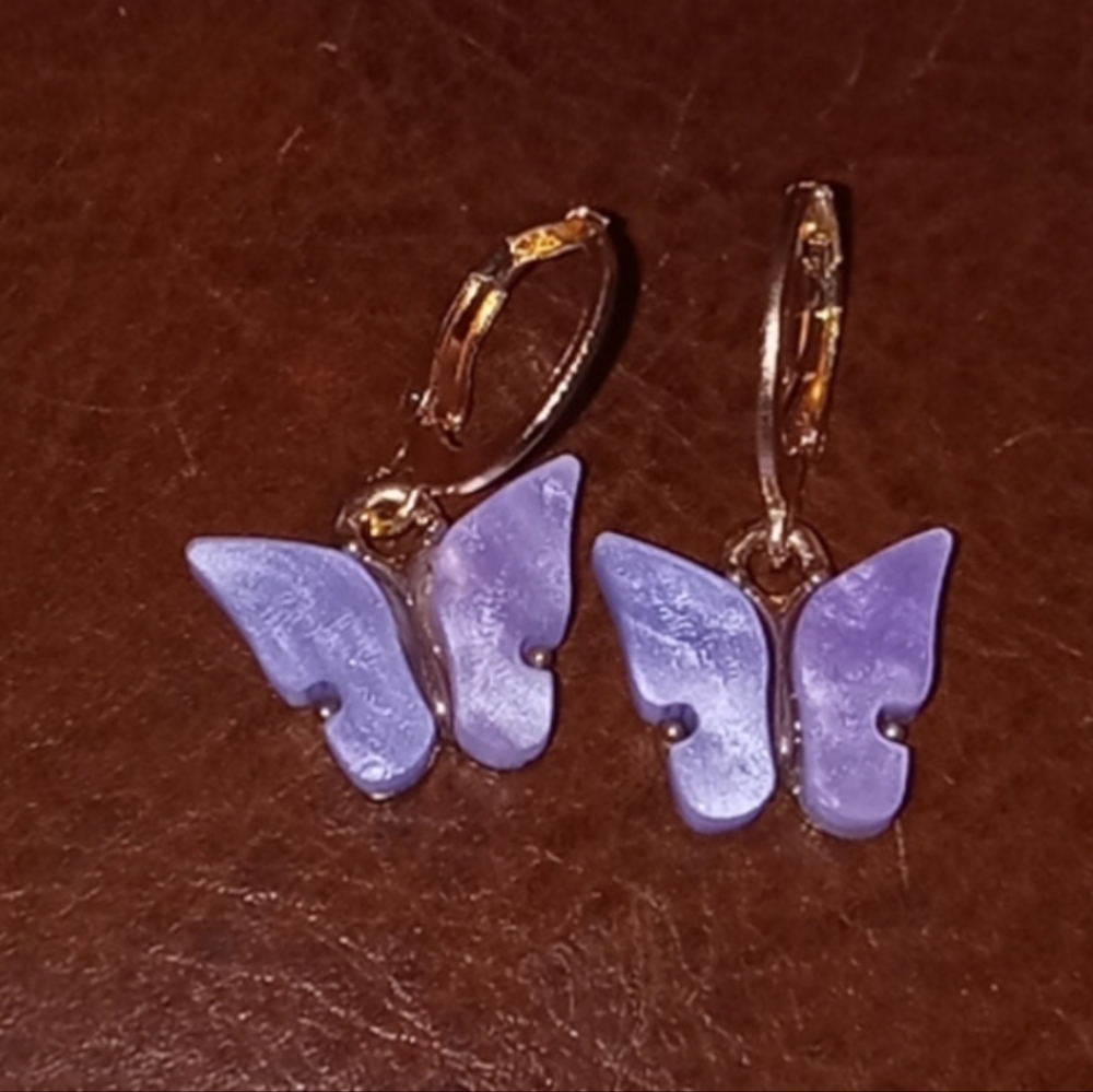 •🦋Tiny Butterfly Earring Set - Picture 4 of 6
